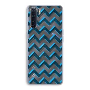 CaseCompany Onderbroken lijn: Oppo A91 Transparant Hoesje