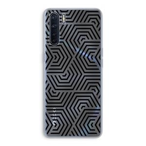 CaseCompany Magic pattern: Oppo A91 Transparant Hoesje