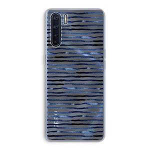 CaseCompany Verrassende lijnen: Oppo A91 Transparant Hoesje