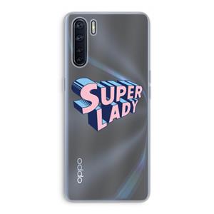CaseCompany Superlady: Oppo A91 Transparant Hoesje