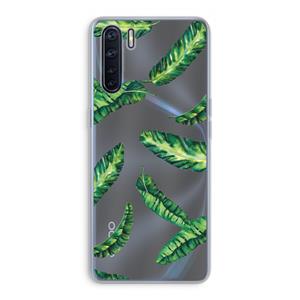 CaseCompany Lange bladeren: Oppo A91 Transparant Hoesje
