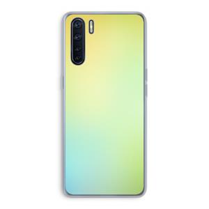 CaseCompany Minty mist pastel: Oppo A91 Transparant Hoesje