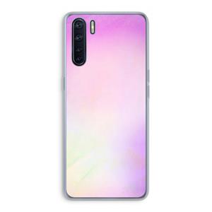 CaseCompany Flow mist pastel: Oppo A91 Transparant Hoesje