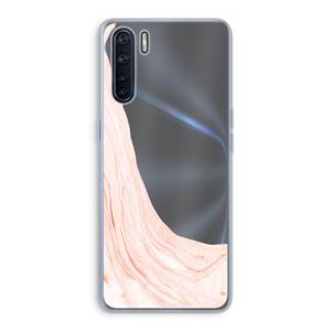 CaseCompany Peach bath: Oppo A91 Transparant Hoesje