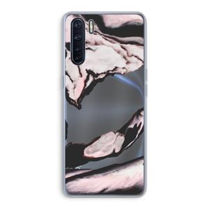 CaseCompany Roze stroom: Oppo A91 Transparant Hoesje
