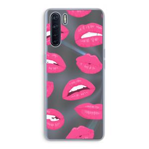 CaseCompany Bite my lip: Oppo A91 Transparant Hoesje
