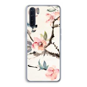 CaseCompany Japanse bloemen: Oppo A91 Transparant Hoesje