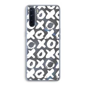 CaseCompany XOXO: Oppo A91 Transparant Hoesje