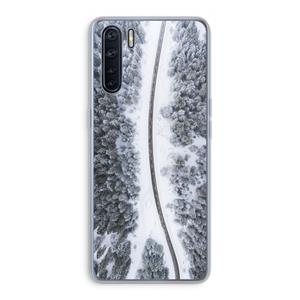 CaseCompany Snøfall: Oppo A91 Transparant Hoesje