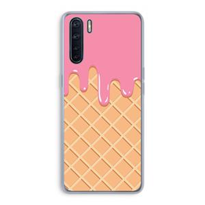 CaseCompany Ice cream: Oppo A91 Transparant Hoesje