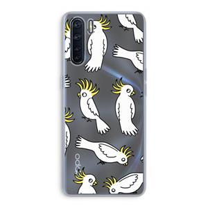 CaseCompany Papegaai: Oppo A91 Transparant Hoesje