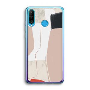 CaseCompany Lava: Huawei P30 Lite Transparant Hoesje