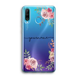 CaseCompany Rozen: Huawei P30 Lite Transparant Hoesje
