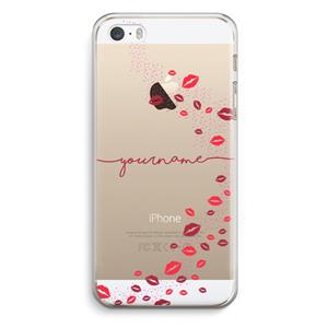 CaseCompany Kusjes: iPhone 5 / 5S / SE Transparant Hoesje
