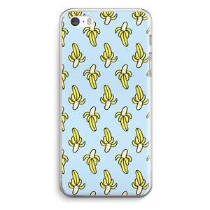 CaseCompany Bananas: iPhone 5 / 5S / SE Transparant Hoesje