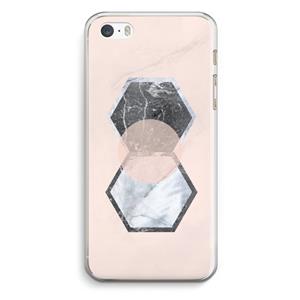 CaseCompany Creatieve toets: iPhone 5 / 5S / SE Transparant Hoesje