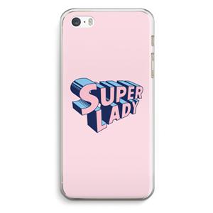 CaseCompany Superlady: iPhone 5 / 5S / SE Transparant Hoesje