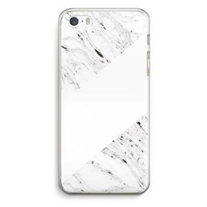 CaseCompany Biggest stripe: iPhone 5 / 5S / SE Transparant Hoesje