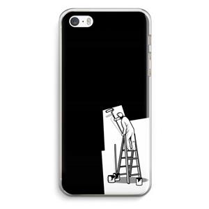 CaseCompany Musketon Painter: iPhone 5 / 5S / SE Transparant Hoesje