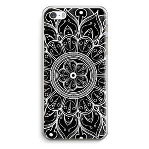CaseCompany Roses Are Red: iPhone 5 / 5S / SE Transparant Hoesje