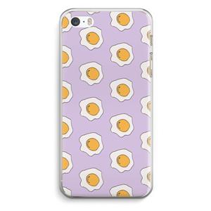 CaseCompany Bacon to my eggs #1: iPhone 5 / 5S / SE Transparant Hoesje