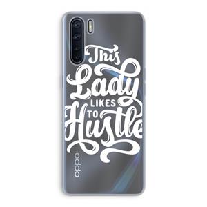 CaseCompany Hustle Lady: Oppo A91 Transparant Hoesje