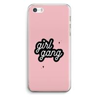 CaseCompany Girl Gang: iPhone 5 / 5S / SE Transparant Hoesje