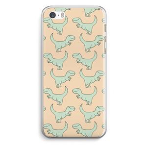 CaseCompany Dinos: iPhone 5 / 5S / SE Transparant Hoesje