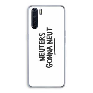 CaseCompany Neuters: Oppo A91 Transparant Hoesje
