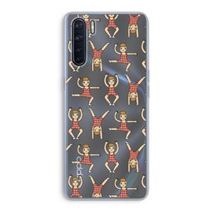 CaseCompany Gymboys: Oppo A91 Transparant Hoesje