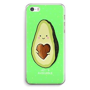 CaseCompany Avocuddle: iPhone 5 / 5S / SE Transparant Hoesje