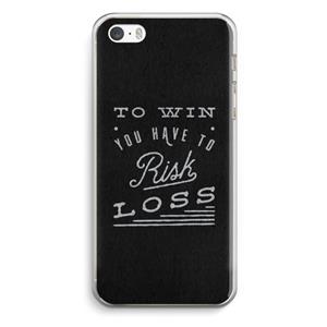 CaseCompany Risk loss: iPhone 5 / 5S / SE Transparant Hoesje