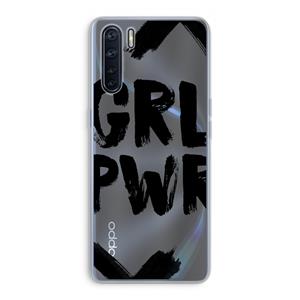 CaseCompany Girl Power #2: Oppo A91 Transparant Hoesje