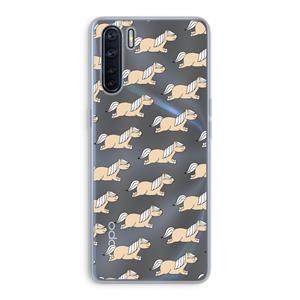 CaseCompany Ponys: Oppo A91 Transparant Hoesje