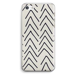 CaseCompany Marrakech Arrows: iPhone 5 / 5S / SE Transparant Hoesje