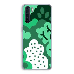 CaseCompany Bushes: Oppo A91 Transparant Hoesje