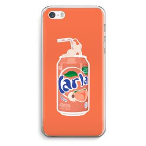 CaseCompany S(peach)less: iPhone 5 / 5S / SE Transparant Hoesje