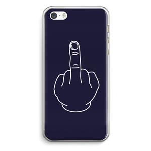 CaseCompany F**k U: iPhone 5 / 5S / SE Transparant Hoesje