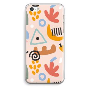 CaseCompany Abstract: iPhone 5 / 5S / SE Transparant Hoesje