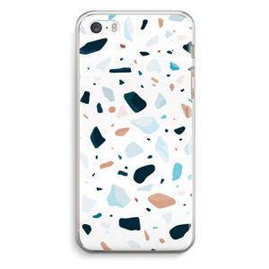 CaseCompany Terrazzo N°13: iPhone 5 / 5S / SE Transparant Hoesje