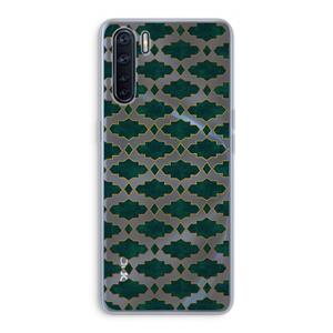 CaseCompany Moroccan tiles: Oppo A91 Transparant Hoesje