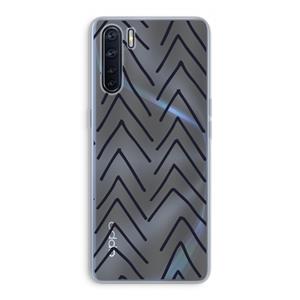 CaseCompany Marrakech Arrows: Oppo A91 Transparant Hoesje