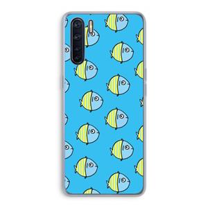 CaseCompany Visjes: Oppo A91 Transparant Hoesje