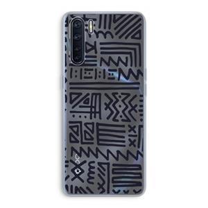 CaseCompany Marrakech print: Oppo A91 Transparant Hoesje