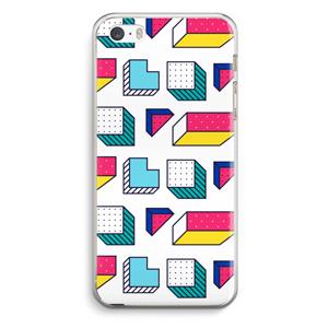 CaseCompany 8-bit N°7: iPhone 5 / 5S / SE Transparant Hoesje