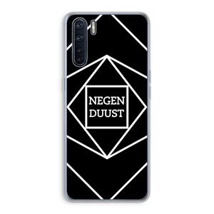 CaseCompany Negenduust geometrisch: Oppo A91 Transparant Hoesje