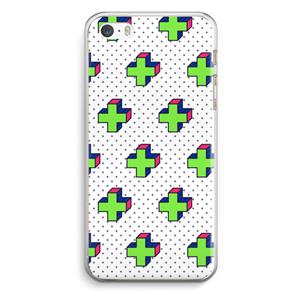 CaseCompany 8-bit N°10: iPhone 5 / 5S / SE Transparant Hoesje