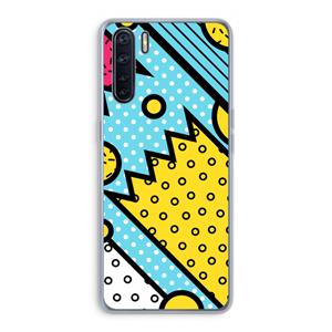 CaseCompany Pop Art #1: Oppo A91 Transparant Hoesje