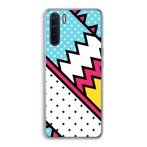 CaseCompany Pop Art #2: Oppo A91 Transparant Hoesje