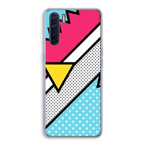 CaseCompany Pop Art #3: Oppo A91 Transparant Hoesje
